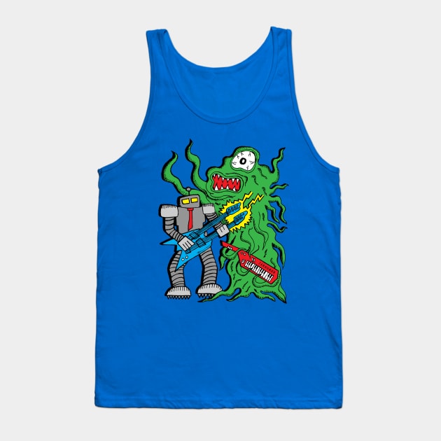 Robot Monster Power Jam Tank Top by jarhumor